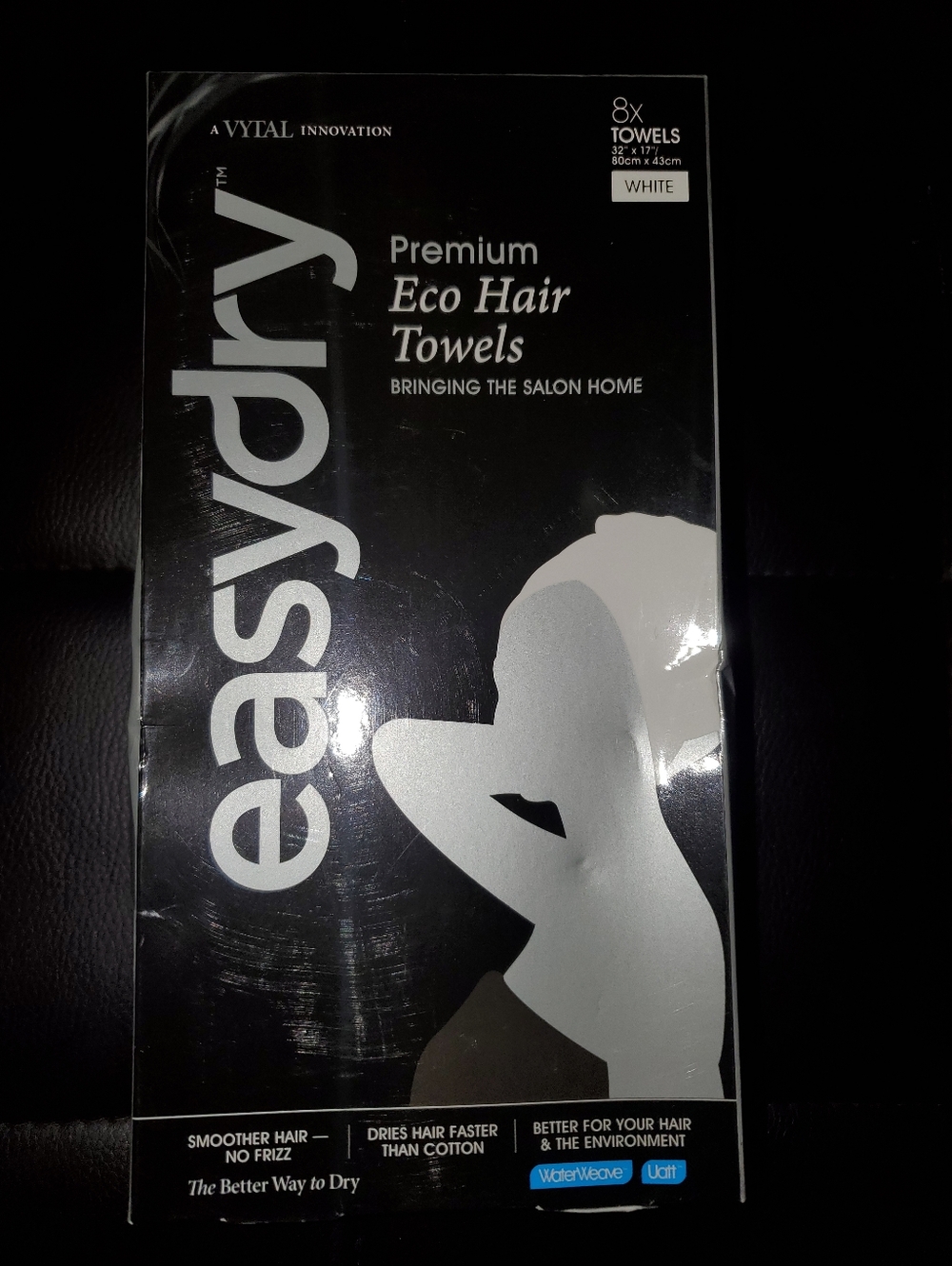 Easydry Eco Hair Towels Disposable 8pk
